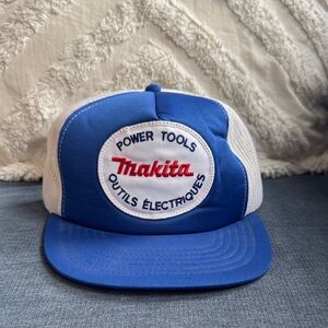 Vintage Makita Tools Snapback / Trucker Style Mesh / 90s